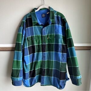 Levis Gold Tab Plaid Jackson Flannel Worker Overshirt Levi’s Skater